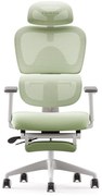 Scaun ergonomic MUSSO E600SE ADAPTIVE, șezut translatabil, cotiere 3D, suport lombar adaptiv, suport picioare, mecanism multifunctional inclinare/blocare, pivotant, Mesh, Verde