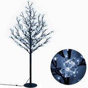 Monzana Copac luminos CIREȘ pentru interior și exterior, 180cm, albastru