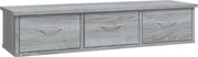 vidaXL Dulap de perete, gri sonoma, 88x26x18,5 cm, lemn prelucrat