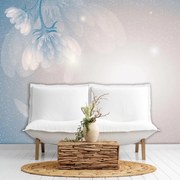Fototapet - Flori înzăpezite (147x102 cm)