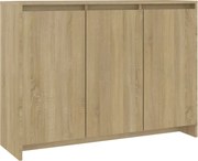 vidaXL Servantă, stejar sonoma, 102x33x75 cm, PAL
