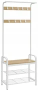 Panou metalic pentru hol PURE 183 cm, crem/stejar sonoma