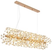 Lustra suspendata design elegant KATRINA L-90cm auriu 64135H4 GL