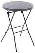 Masă înaltă pliantă - gri