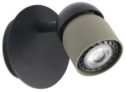 Aplica cu spot directionabil design minimalist COCO neagru/gri