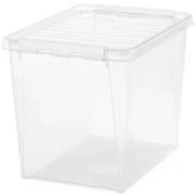 Cutie de depozitare SmartStore Classic cu cleme albe, 25 l, 25 l