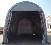 Cort profesional pentru automobile, Garaj mobil, 4.3x9.2x4.3 m, Gri,