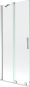 Mexen Velar paravan de baie cu 2 uși culisante 85 x 150 cm, transparent, crom - 896-085-000-01-01