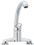 Baterie stativa , tip lebada, monocomanda, crom lucios