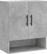 vidaXL Dulap de perete, gri beton, 60x31x70 cm, lemn compozit