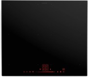 Klarstein Plită de gătit cu inducție NanoGlow, 4 plite, zone flexibile, booster, nanocoat