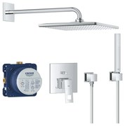 Set de dus incastrat crom Grohe Eurocube Perfect Rainshower Mono 310