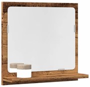 vidaXL Dulap baie cu oglindă, lemn vechi, 40x11x37 cm, lemn prelucrat