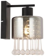 Aplica de perete design modern Hendry negru