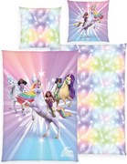 Lenjerie de pat din bumbac Herding Unicorn Academy, 135 x 200 cm, 80 x 80 cm, 135 x 200 cm, 80 x 80 cm