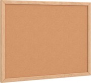 vidaXL Placă de plută cu cadru din lemn masiv de pin 40x30 cm
