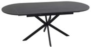 Masă de bucătărie Maxwell II 140 x 80 cm, negru