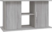 vidaXL Suport acvariu, gri sonoma, 101x41x58 cm, lemn prelucrat