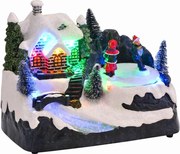 vidaXL Decor de Crăciun pentru masă Multicolour 16 x 11,5 x 13 cm