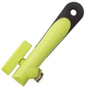 Deschizator de conserve Trebonn Pop Top 1523215, 18.2 cm, Maner moale, Orificiu de agatare, Negru/Galben