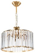 Lustra Zelariss Sticla Auriu 30x45 cm