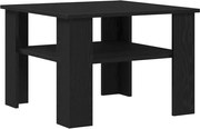 vidaXL Masă de cafea Stejar Negru 60 x 60 x 42 cm Lemn compozit