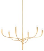 Candelabru LUX design elegant LABRA cu 6 surse de lumina