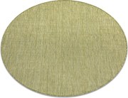 Covor SISAL SION cerc A5165A Melanj țesute plate verde