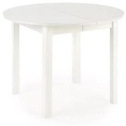 Masa extensibilă Ringo alb/alb – L102-142 x l102 x h76 cm