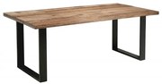 Masa industrial style Iron Craft mango natur, 160cm
