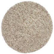 Covor Think Rugs Vista, ø 133 cm, crem