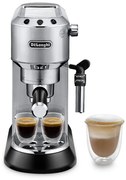 Espressor manual DeLonghi EC685.M, 1300W, 15 bar, 1.1 l, 3 adaptoare, Controlul temperaturii, Inox