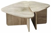 Set de măsuțe de cafea Ballare Travertine, 2buc.