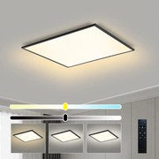 Brilagi - Corp de iluminat LED dimabil SLIMFRAME LED/58W/230V 60x60 cm negru + telecomandă