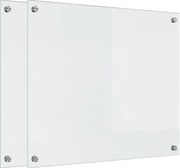 vidaXL Panou de bucătărie 2 pcs Transparent 70 x 60 cm