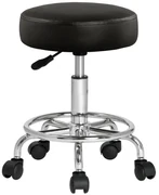 Deuba Scaun pe roti 50x51-65 cm - negru