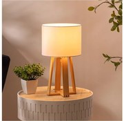 Lampă de masă Atmosphera MOLU 1xE27/25W/230V pin/alb