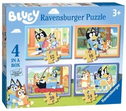 PUZZLE BLUEY 4 BUC IN CUTIE 12 16 20 24 PIESE - RAVENSBURGER (RVSPC03111)