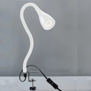 BKLICHT LED Lampa de birou SIRIUS alba 5,5/60 cm