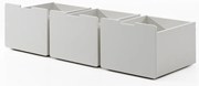 PINO SET DE 3 SERTARE PENTRU Pat copii MATRIMONIAL H85CM ALB