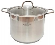 Oala cu capac sticla Bohmann BH 2419, 24 cm, 9 L, Inducție, Inox