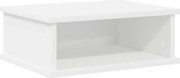 vidaXL Noptieră Alb 40 x 31 x 15 cm Lemn compozit