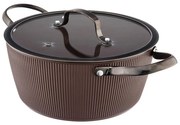 Valdinox Cratiță cu capac Stripes 24 cm, 4,0 l, 24 cm