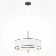 Lustra Suspendata Moderna Bergamo alb/ negru