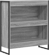 vidaXL Dulap pentru cărți Gri Sonoma 80 x 30 x 155 cm Lemn compozit