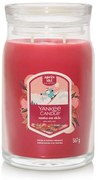 Yankee Candle Lumânare parfumată mare Signature Santa On Skis, 567 g, L