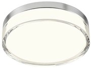 Plafonieră LED Redo 01-3727 FRISBI LED/12W/230V 3000/4000K IP44 crom