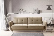 Canapea tapitata, extensibila, cu spatiu pentru depozitare, 220x83x90 cm, Bellis 03, Eltap (Culoare: Cafeniu Pepit / Nube 5)