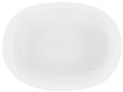 Farfurie de servire din sticlă opală Altom Whiteharmony 23 x 16 cm