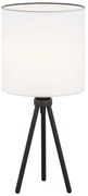 Lampa de masa cu trepied design elegant HILARY alba